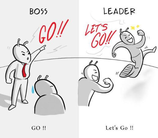 Leader vs. boss