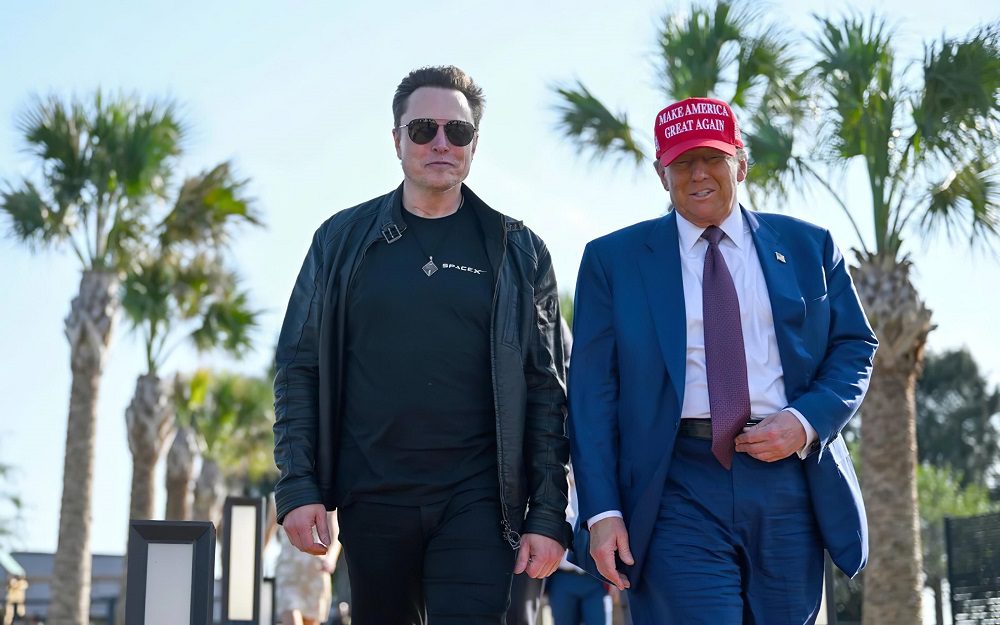 Elon and Trump enlarge