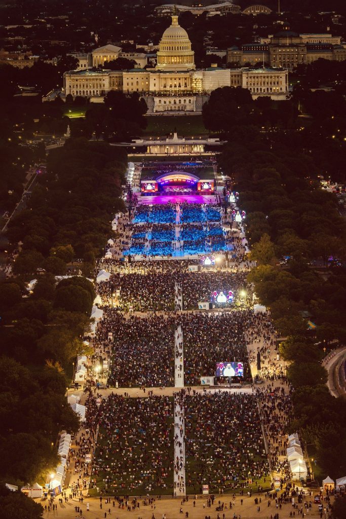 World Culture Festival 1.1M People National Mall DC