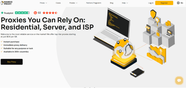 Affordable Rotating Residential Proxy 2 mango proxy