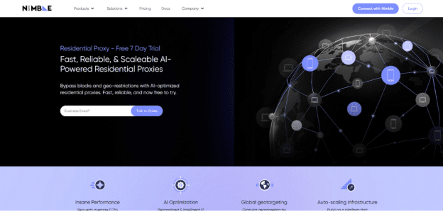 Affordable Rotating Residential Proxy 6 nimbleway