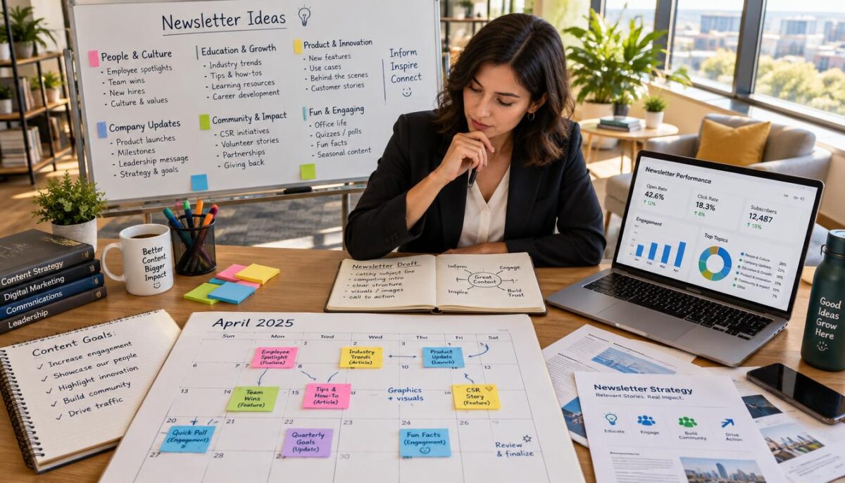 company newsletter ideas