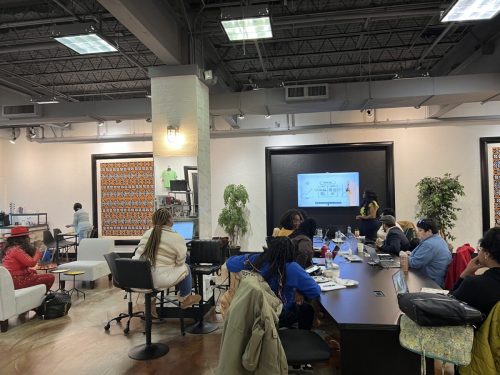 Accountant Gisselle teaching