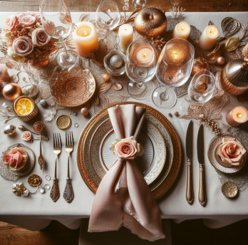 luxury table setting